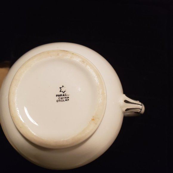 Vintage Paragon Star China - Pink Bone China - Plate and Creamer - Picture 3 of 5